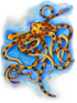 Giclee art on Canvas-Octopus-Raye&